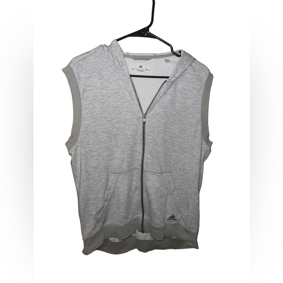 adidas Tops - Adidas Hooded Thin Sleeveless Hoodie